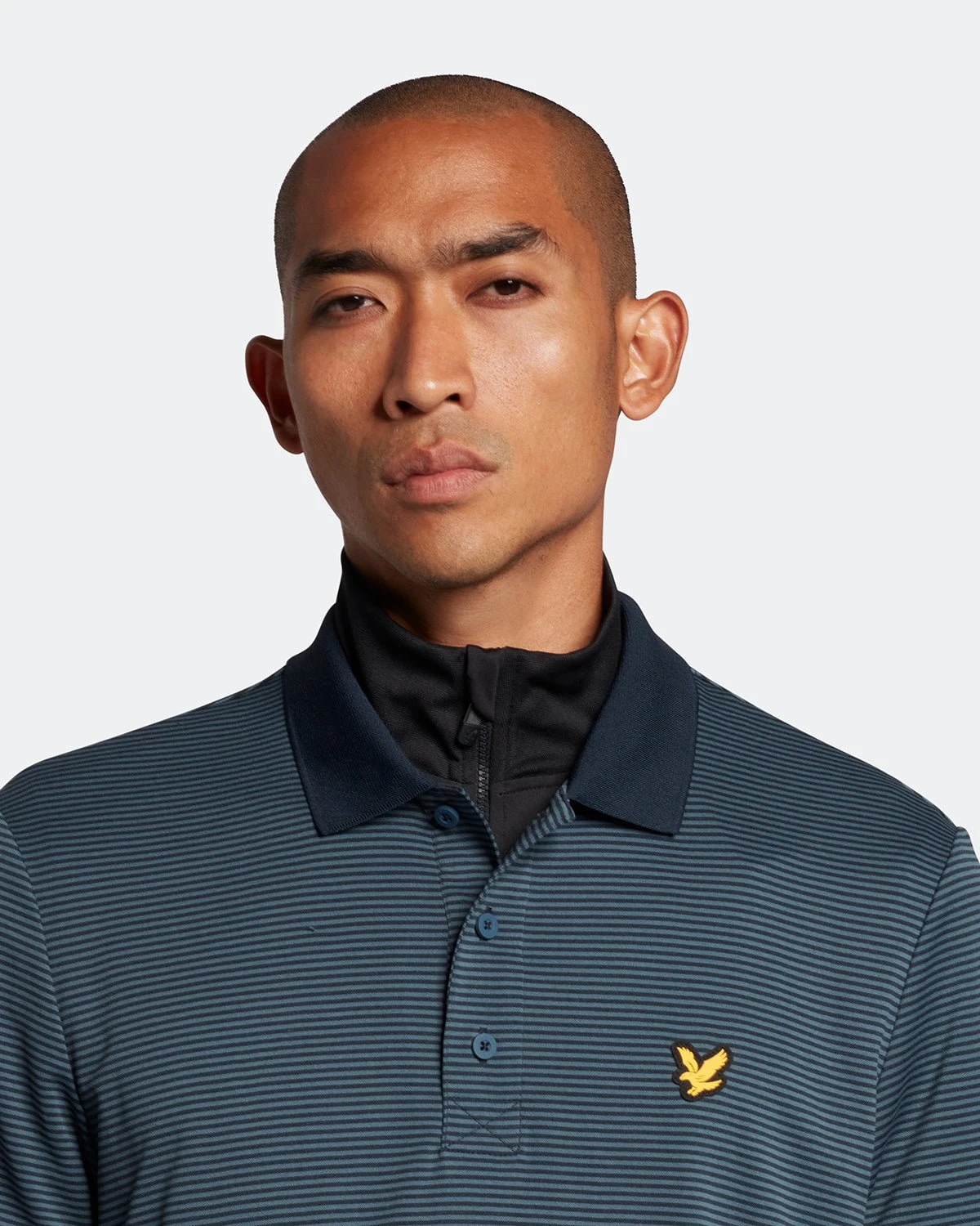 Lyle & Scott Microstripe Golf Polo Shirt SP1464GC 4 Lyle & Scott Microstripe Golf Polo Shirt SP1464GC - Image 4