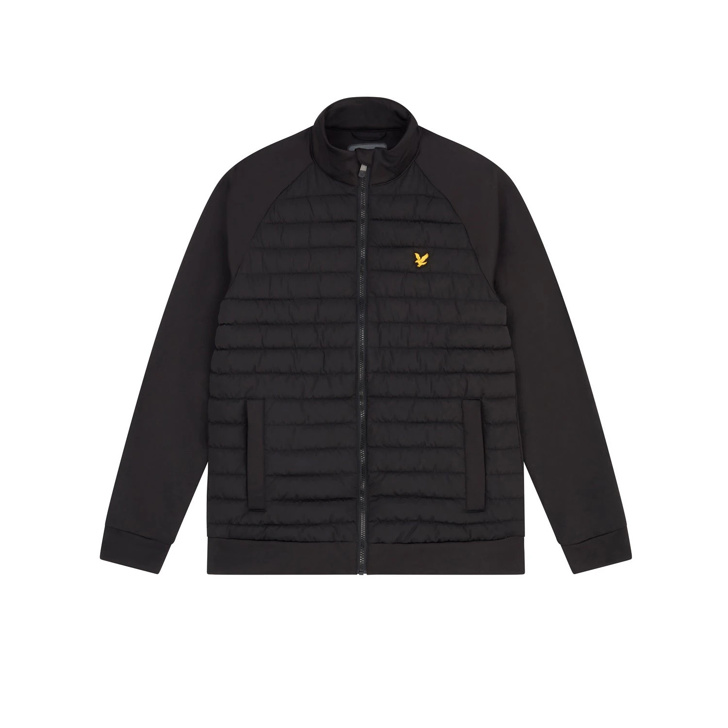 Lyle & Scott Quilted Hybrid Golf Fleece JK1562GC 1 Lyle & Scott Quilted Hybrid Golf Fleece JK1562GC