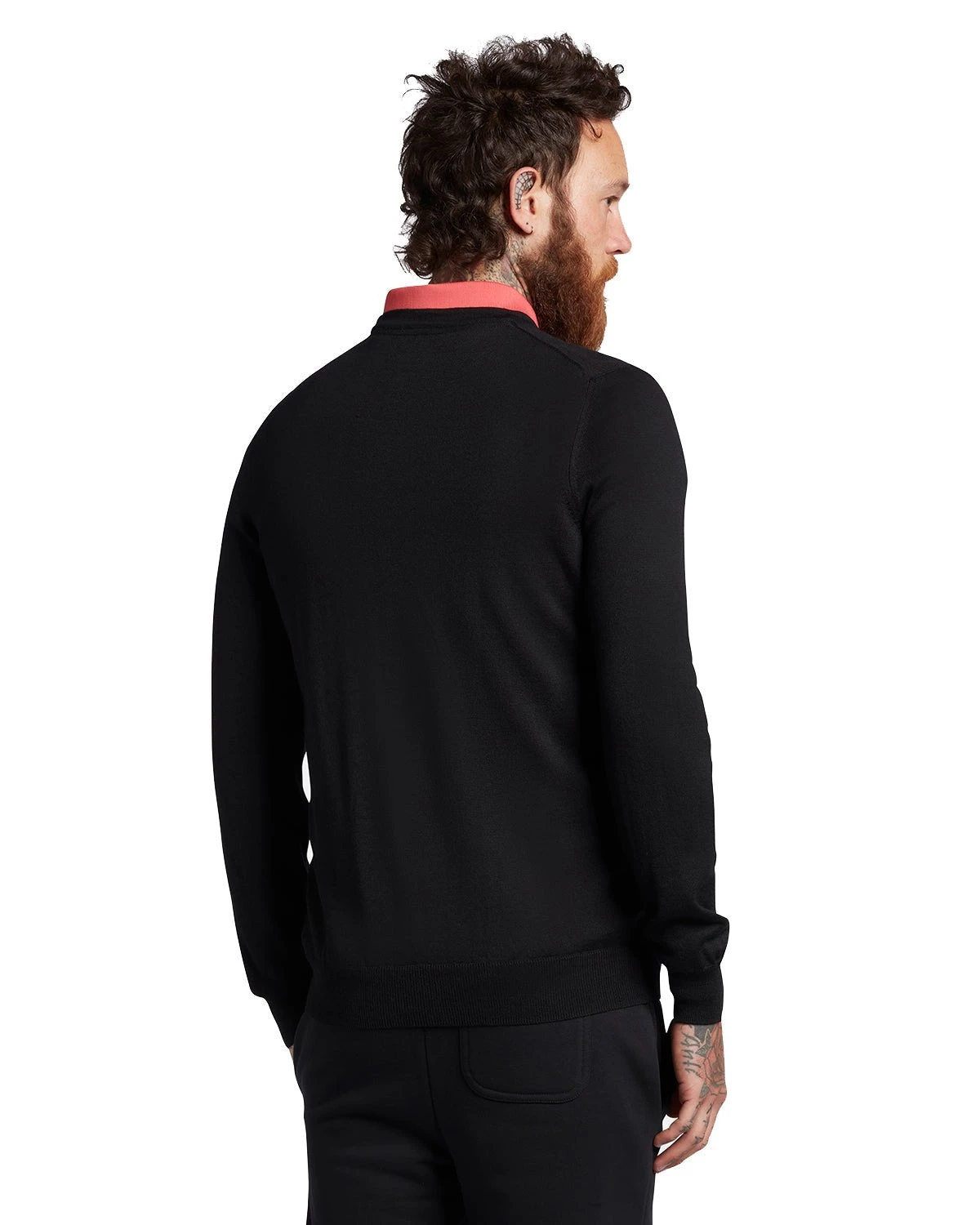 Lyle & Scott V-Neck Golf Pullover KN1040 2 Lyle & Scott V-Neck Golf Pullover KN1040 - Image 2