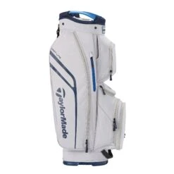 TaylorMade Cart Lite Golf Cart Bag N7874401 -FootJ Golf Shop N7874401 CartLite US Grey Navy LFT v1