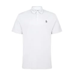 Original Penguin Eco Oxford Performance Golf Polo Shirt OGKSB087 -FootJ Golf Shop OGKSB087 118 01 1 scaled 1