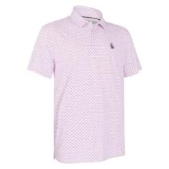 Original Penguin Geo Print Golf Polo Shirt OGKSC030