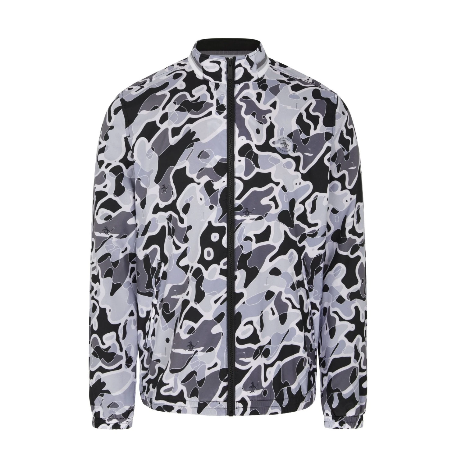 Original Penguin Novelty Printed Wind Golf Jacket OGRFC038 1 Original Penguin Novelty Printed Wind Golf Jacket OGRFC038