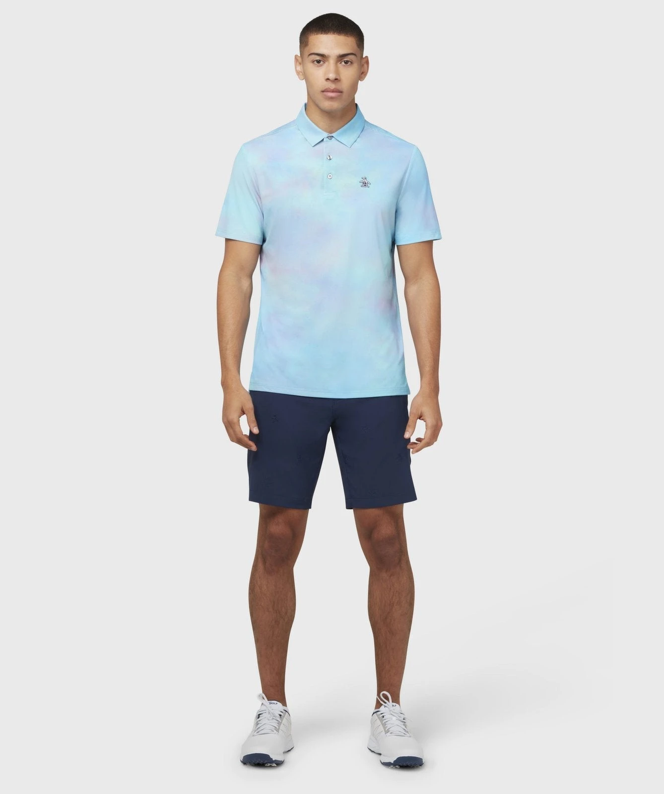 Original Penguin Tie Dye Print Golf Polo Shirt OGKSC028 3 Original Penguin Tie Dye Print Golf Polo Shirt OGKSC028 - Image 3