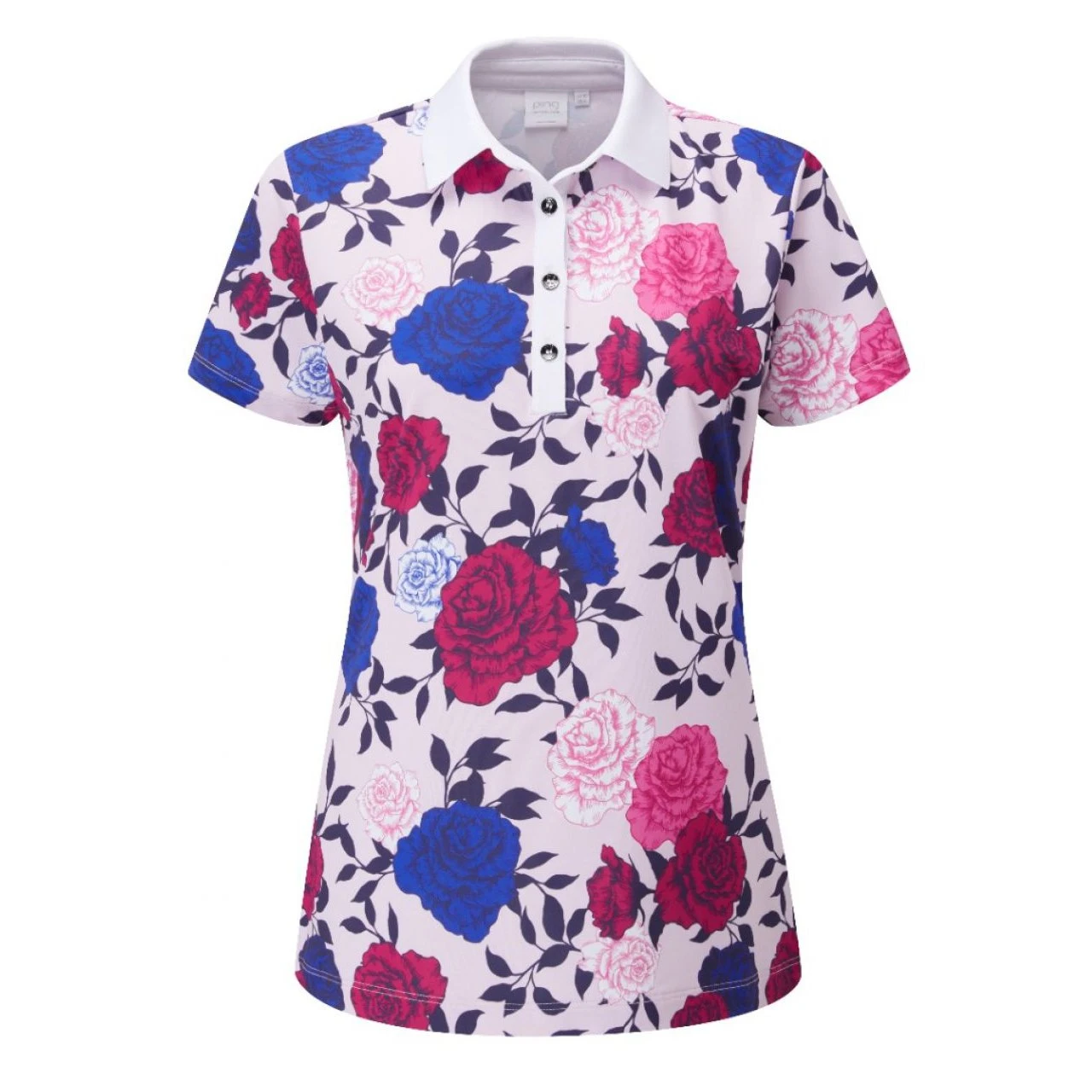Ping Ladies Rose Garden Golf Polo Shirt P93523 1 Ping Ladies Rose Garden Golf Polo Shirt P93523