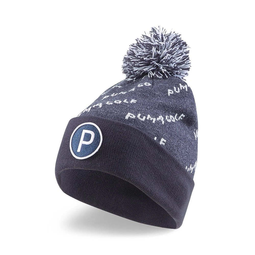 Puma P Removable Pom Golf Beanie 024148 1 Puma P Removable Pom Golf Beanie 024148