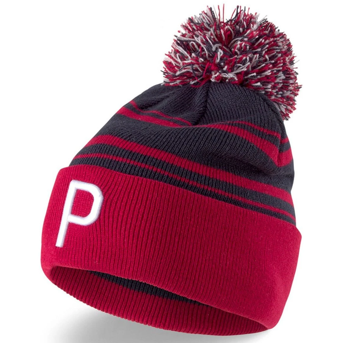 Puma P Pom Golf Beanie Hat 023621 1 Puma P Pom Golf Beanie Hat 023621