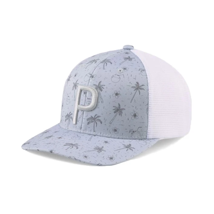 Puma Tropical Bliss P Trucker Snapback Cap 024258 1 Puma Tropical Bliss P Trucker Snapback Cap 024258