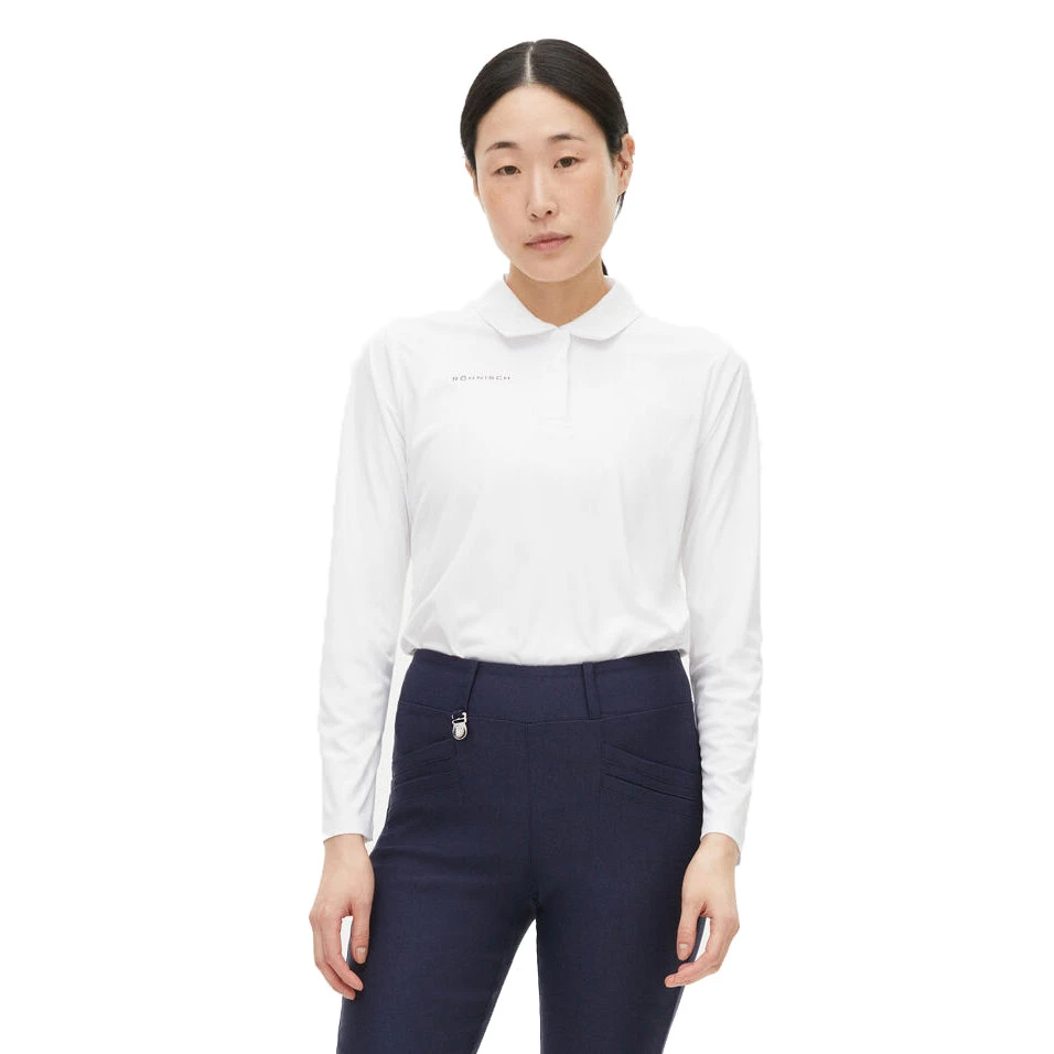 Rohnisch Ladies Lynn Long Sleeve Golf Polo Shirt 111040 1 Rohnisch Ladies Lynn Long Sleeve Golf Polo Shirt 111040