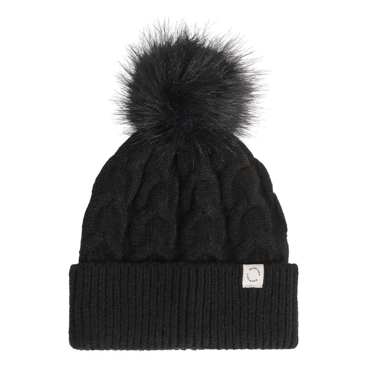 Rohnisch Ladies Pom Braid Golf Beanie 110804 1 Rohnisch Ladies Pom Braid Golf Beanie 110804