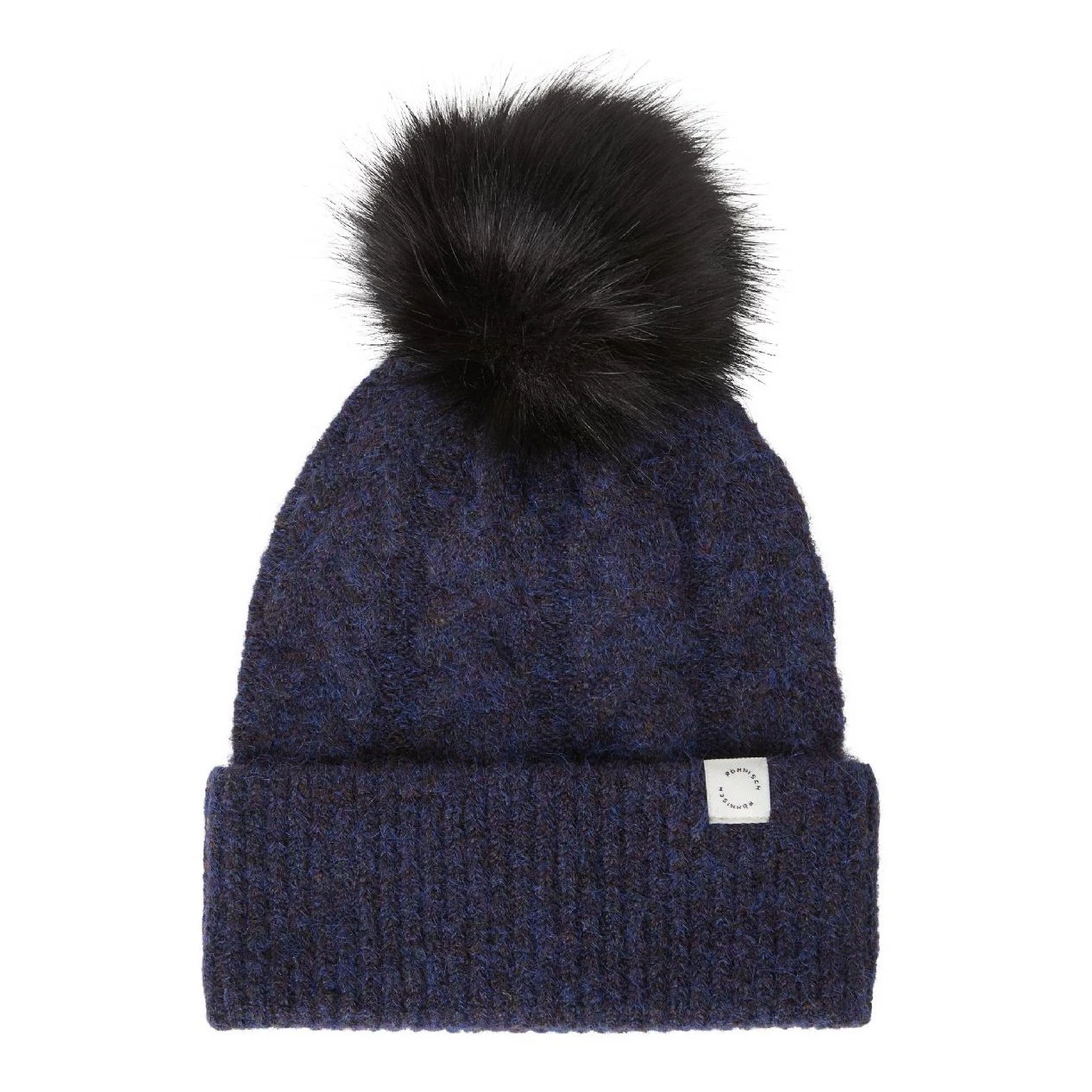 Rohnisch Ladies Pom Braid Golf Beanie 110804 1 Rohnisch Ladies Pom Braid Golf Beanie 110804