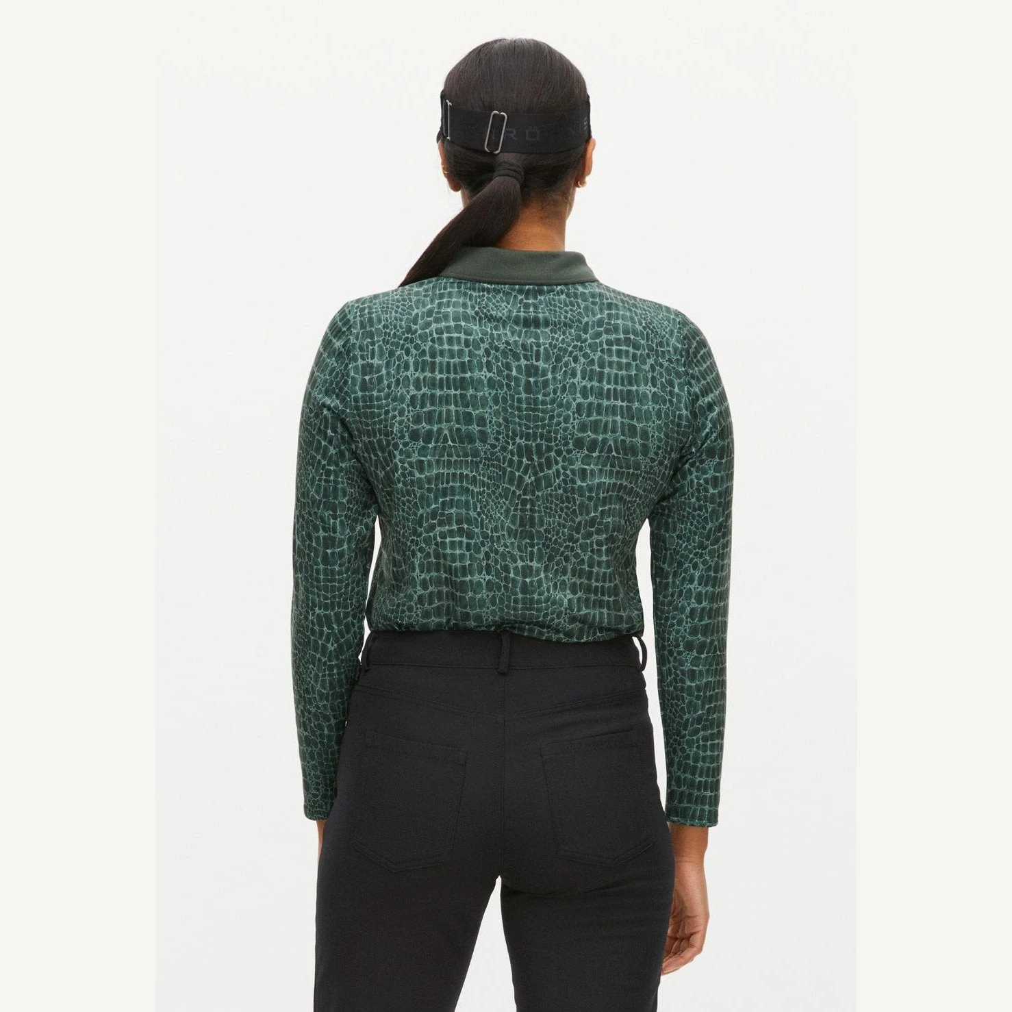 Rohnisch Ladies Sia L/S Golf Polo Shirt 110752 3 Rohnisch Ladies Sia L/S Golf Polo Shirt 110752 - Image 3