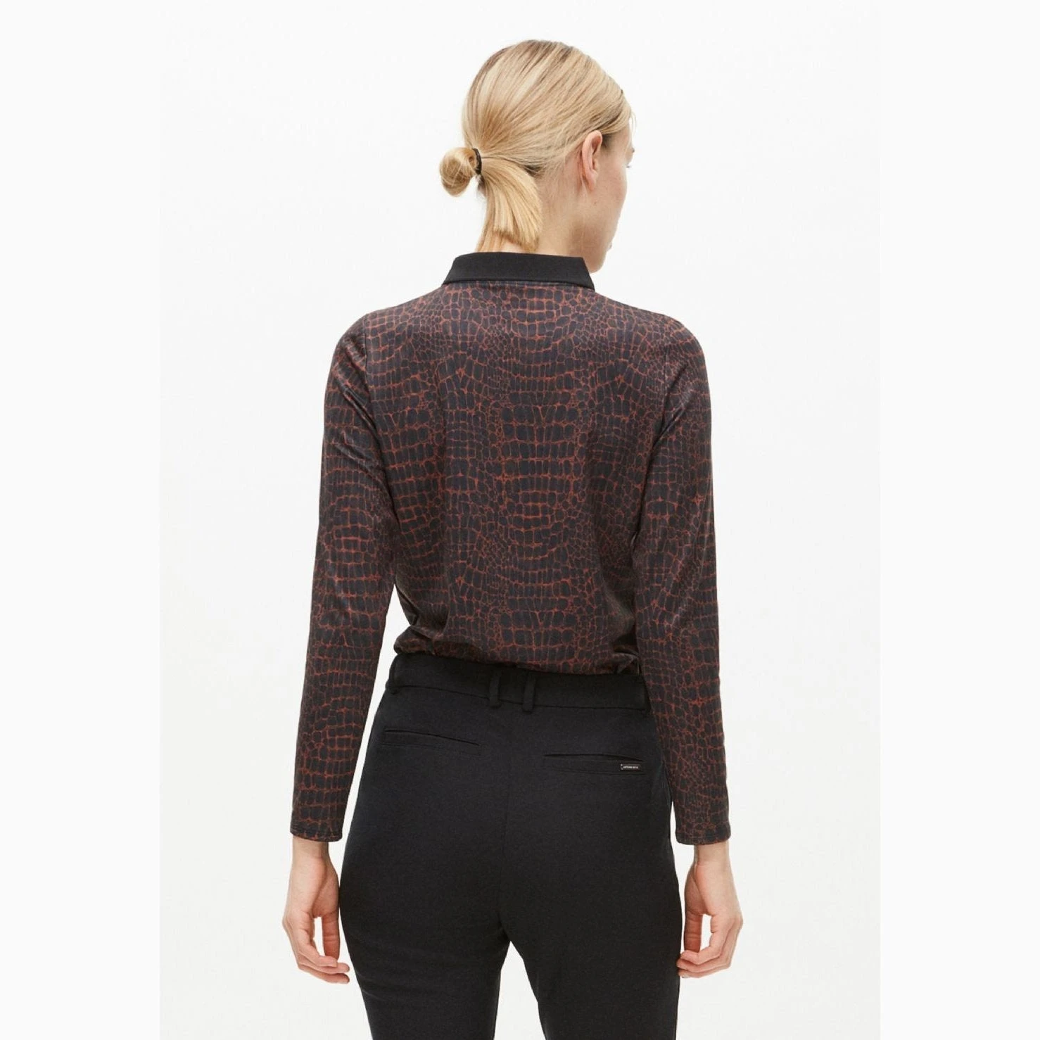 Rohnisch Ladies Sia L/S Golf Polo Shirt 110752 4 Rohnisch Ladies Sia L/S Golf Polo Shirt 110752 - Image 4