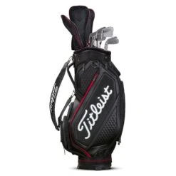 Titleist Jet Black Midsize Bag TB20SF4 -FootJ Golf Shop Titleist Jet Black Midsize Bag TB20SF4 120