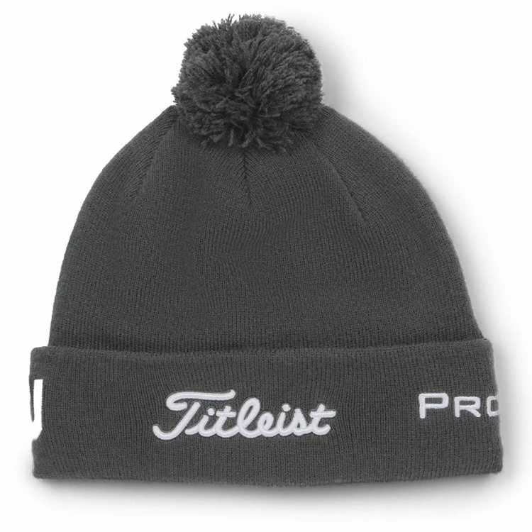 Titleist Tour Pom Pom Golf Beanie TH22WTP 1 Titleist Tour Pom Pom Golf Beanie TH22WTP