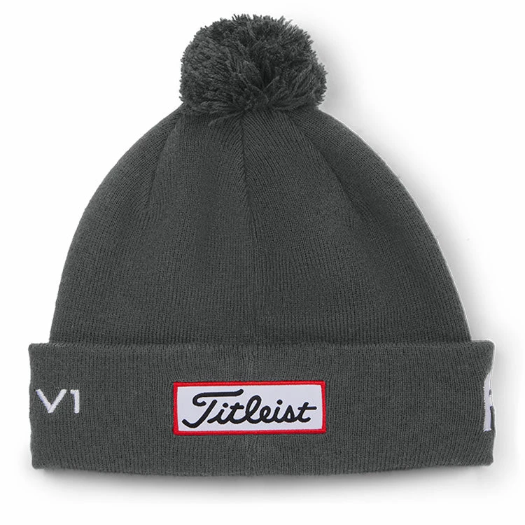 Titleist Tour Pom Pom Golf Beanie TH22WTP 2 Titleist Tour Pom Pom Golf Beanie TH22WTP - Image 2