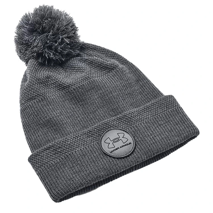Under Armour ColdGear Infrared Driver Pom Beanie 1373107 1 Under Armour ColdGear Infrared Driver Pom Beanie 1373107
