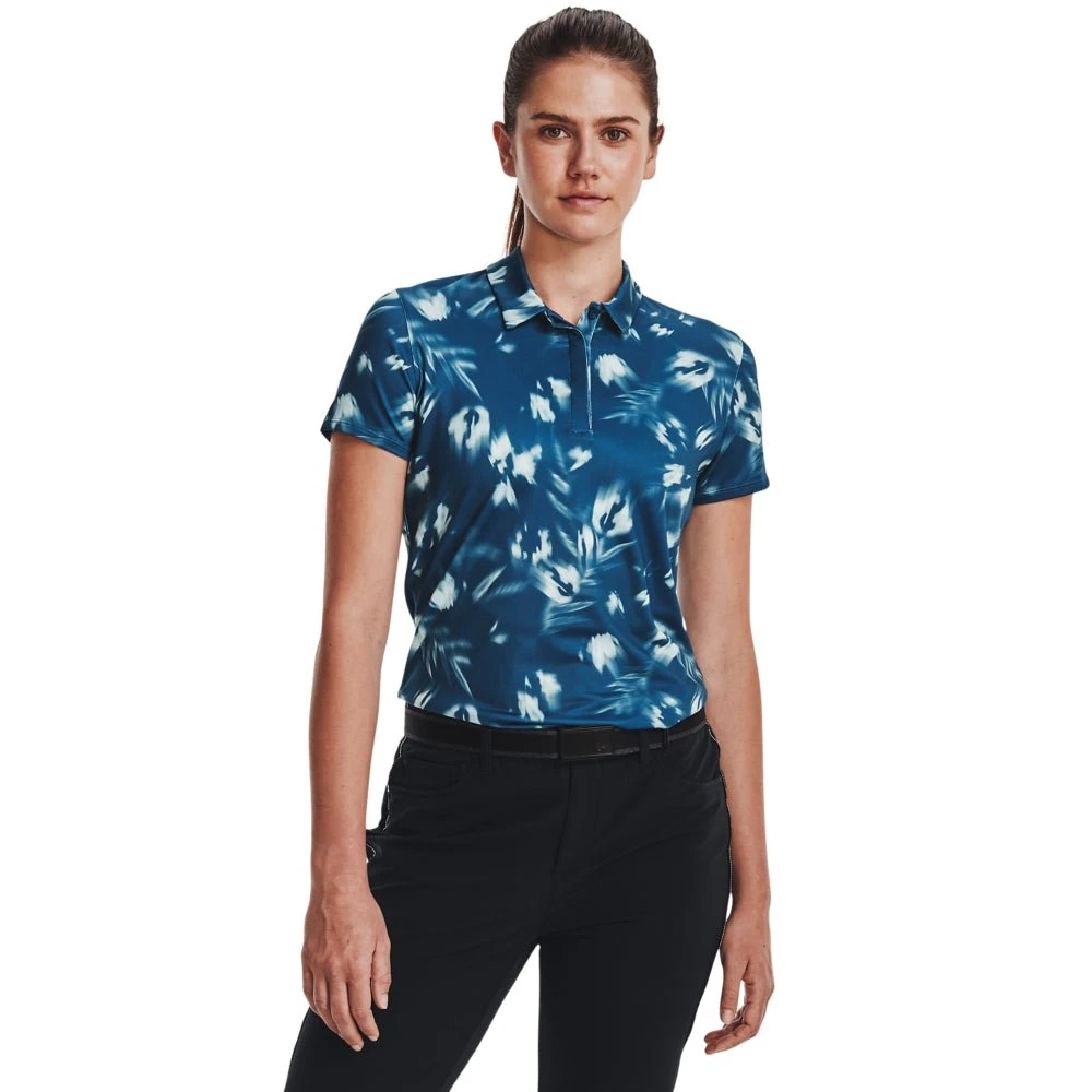 Under Armour Ladies Zinger Blur Golf Shirt 1373638 4 Under Armour Ladies Zinger Blur Golf Shirt 1373638 - Image 4