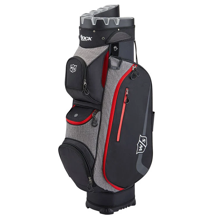 Wilson Staff I Lock 3 Golf Cart Bag WGB4330GY 1 Wilson Staff I Lock 3 Golf Cart Bag WGB4330GY