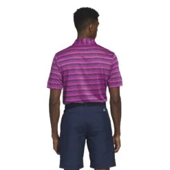 Adidas 2-Colour Stripe Golf Polo Shirt HR8010 7 Adidas 2-Colour Stripe Golf Polo Shirt HR8010 -FootJ Golf Shop adidas 2 Colour Stripe Golf Polo Shirt HR8010 5