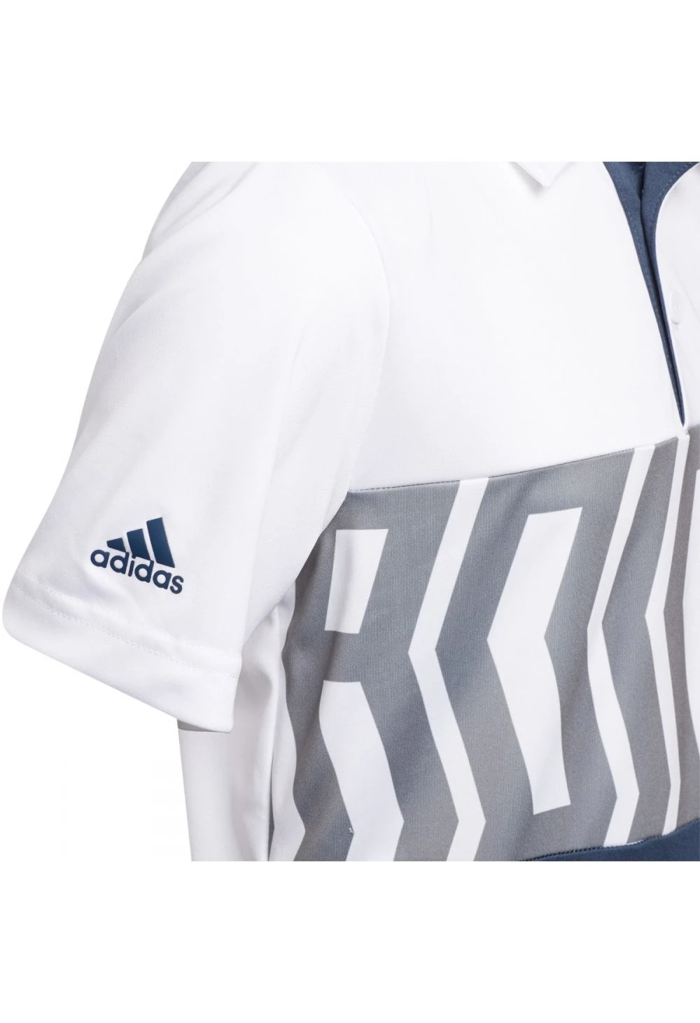 Adidas Junior Print Colour Blocking Polo Shirt GM4116 4 Adidas Junior Print Colour Blocking Polo Shirt GM4116 - Image 4