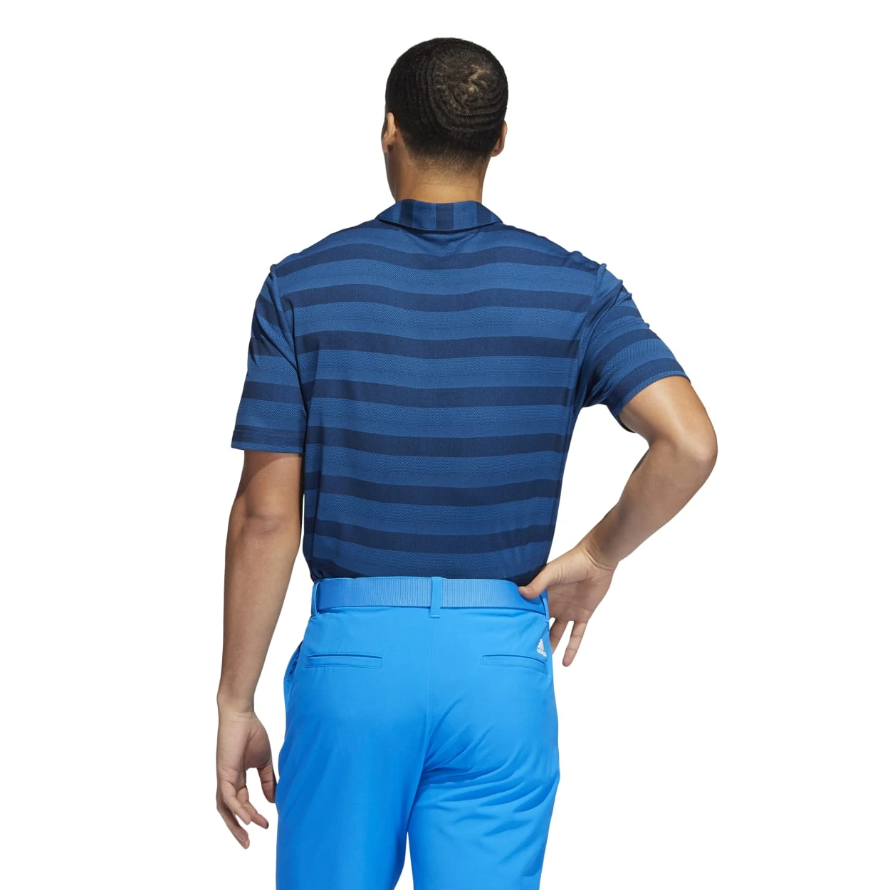 Adidas 2-Colour Stripe Golf Polo Shirt HI5179 3 Adidas 2-Colour Stripe Golf Polo Shirt HI5179 - Image 3