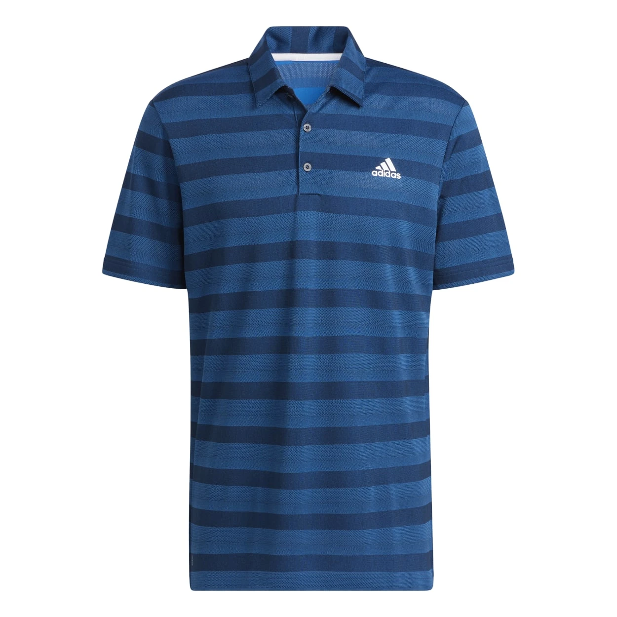 Adidas 2-Colour Stripe Golf Polo Shirt HI5179 1 Adidas 2-Colour Stripe Golf Polo Shirt HI5179
