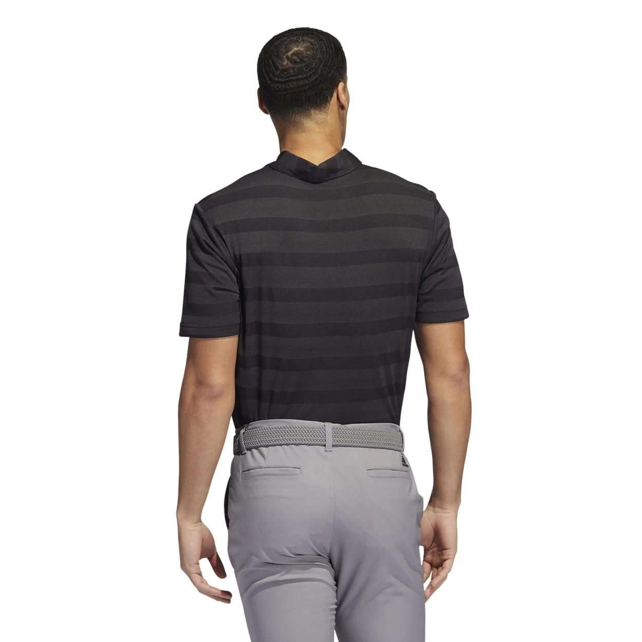 Adidas 2-Colour Stripe Golf Polo Shirt HI5180 5 Adidas 2-Colour Stripe Golf Polo Shirt HI5180 - Image 5