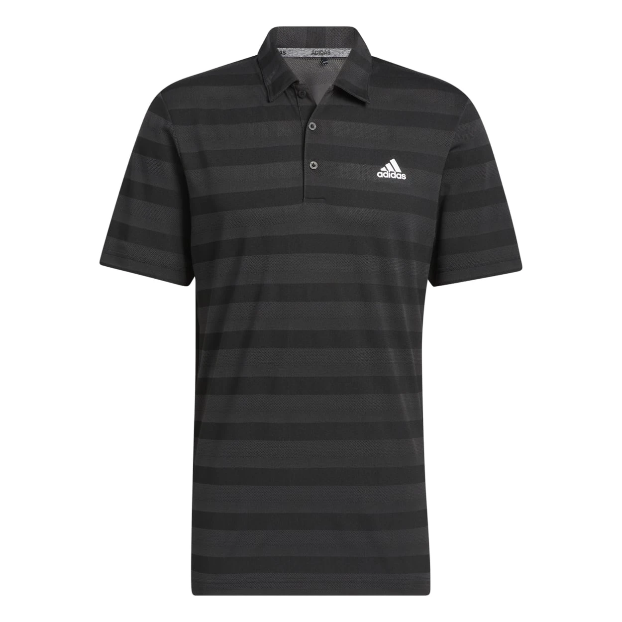 Adidas 2-Colour Stripe Golf Polo Shirt HI5180 1 Adidas 2-Colour Stripe Golf Polo Shirt HI5180