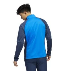 Adidas Colourblock Primegreen 1/4 Zip Golf Top HE5452 -FootJ Golf Shop adidas Colourblock Primegreen 1 4 Zip Golf Top HE5452 5