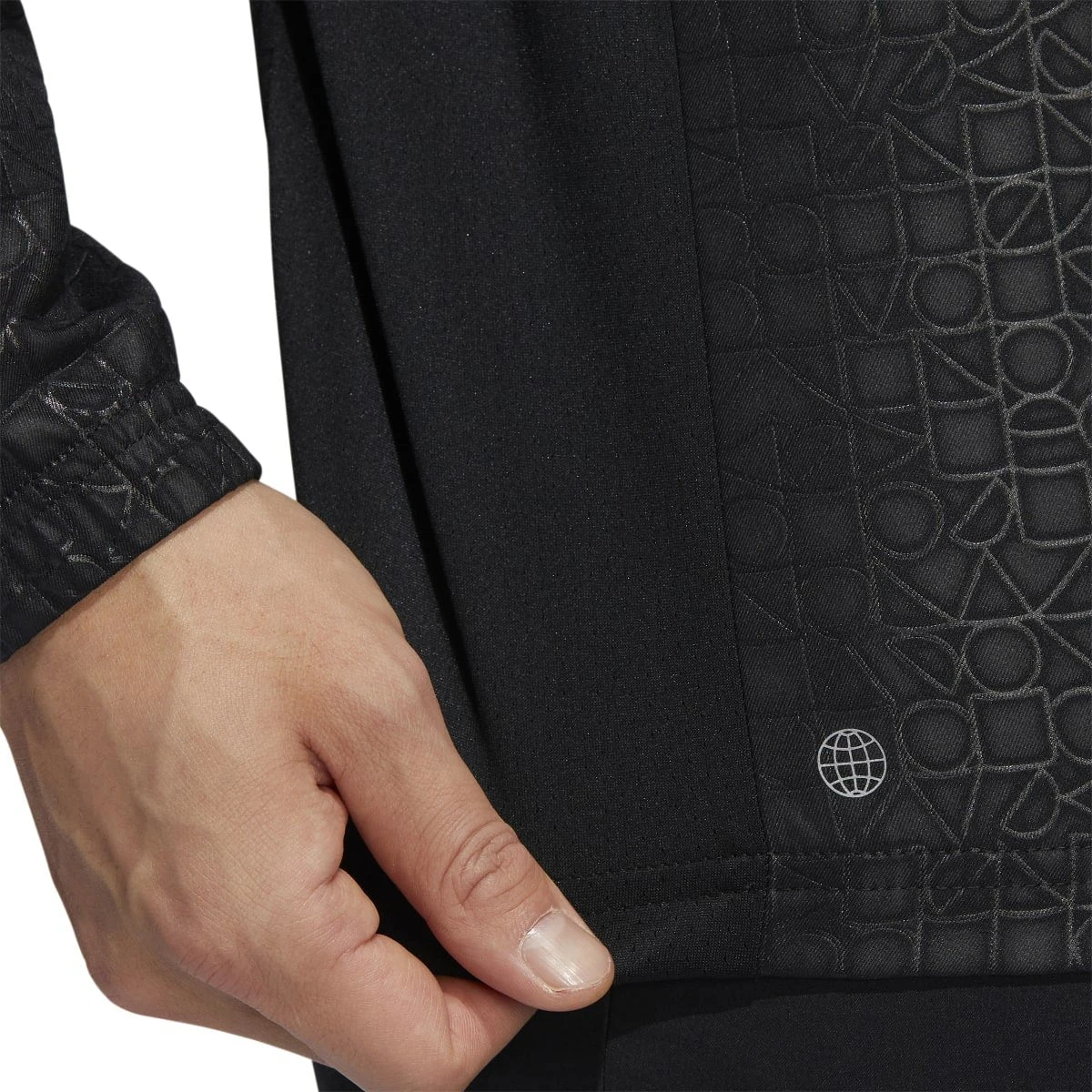 Adidas Deboss 1/4-Zip Golf Top HA9120 5 Adidas Deboss 1/4-Zip Golf Top HA9120 - Image 5