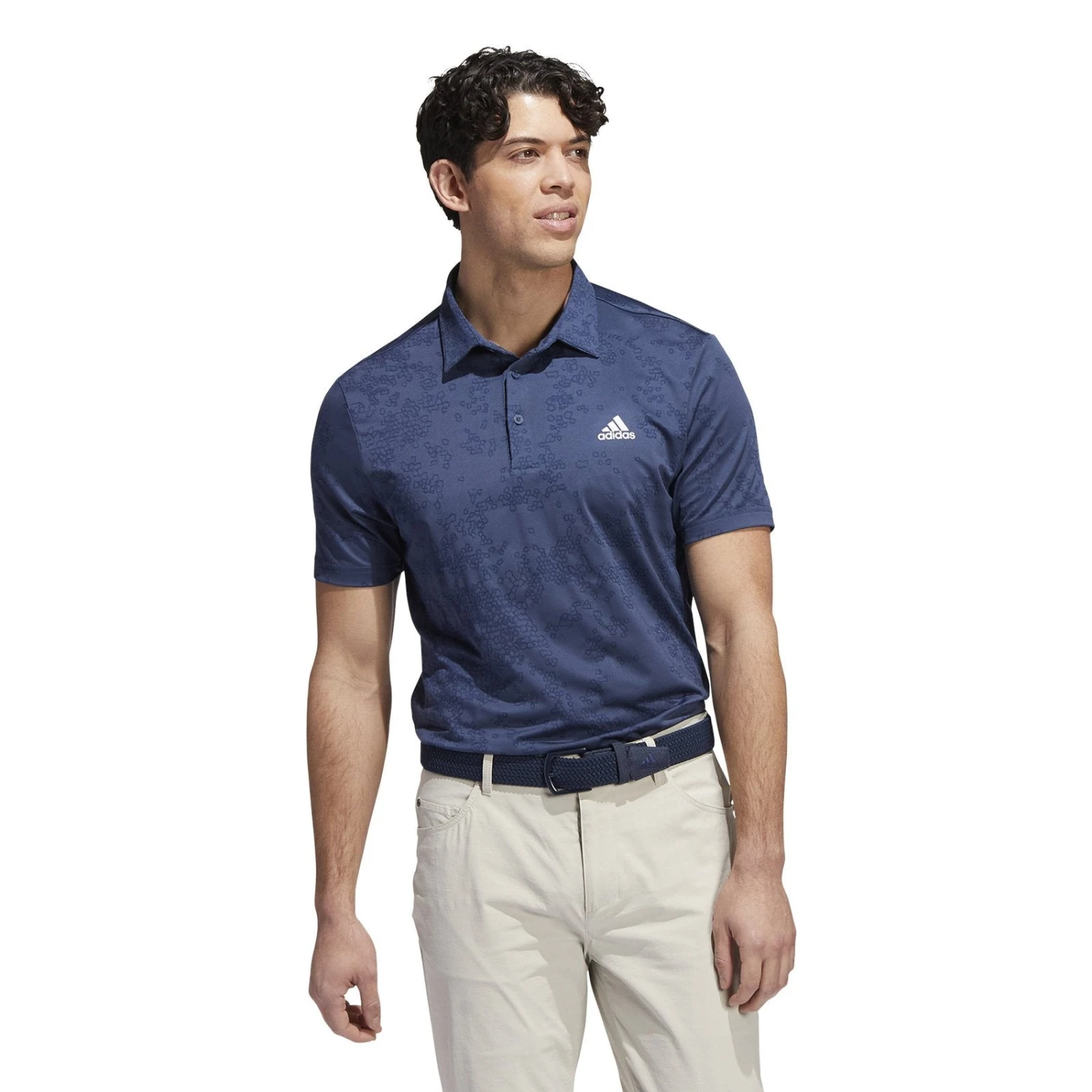 Adidas Jacquard Golf Shirt HF6617 2 Adidas Jacquard Golf Shirt HF6617 - Image 2