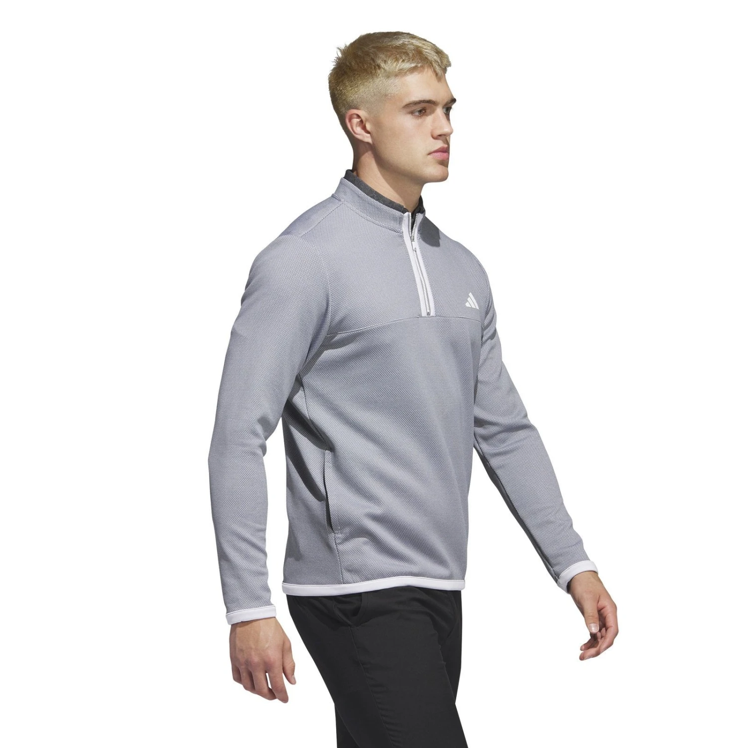 Adidas Microdot 1/4 Zip Golf Mid Layer IA4763 4 Adidas Microdot 1/4 Zip Golf Mid Layer IA4763 - Image 4