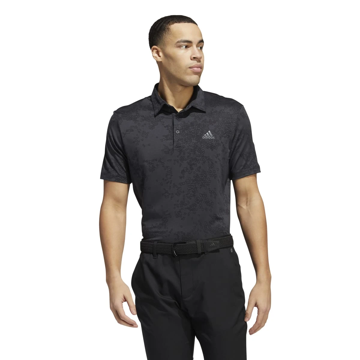 Adidas Primegreen Jacquard Golf Polo Shirt HP1916 2 Adidas Primegreen Jacquard Golf Polo Shirt HP1916 - Image 2