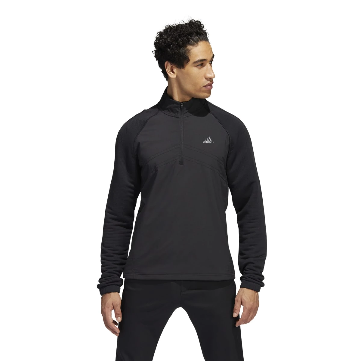 Adidas Statement 1/4 Zip Golf Mid Layer HT1323 2 Adidas Statement 1/4 Zip Golf Mid Layer HT1323 - Image 2