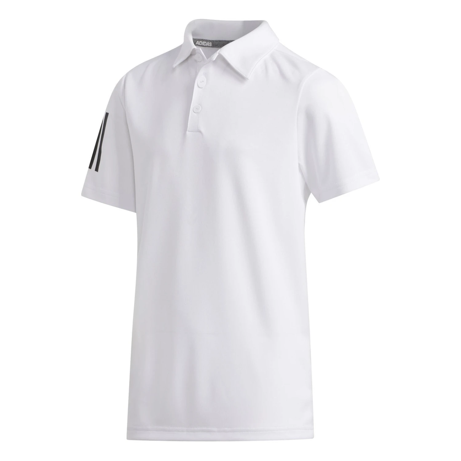 Adidas 3-Stripe Junior Golf Polo Shirt FI8673 1 Adidas 3-Stripe Junior Golf Polo Shirt FI8673