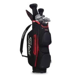 Titleist StaDry 15 Golf Cart Bag TB20CT7 5 Titleist StaDry 15 Golf Cart Bag TB20CT7 -FootJ Golf Shop cart 15 stadry black black red hero tb20ct7 006 91
