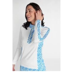 Green Lamb Ladies Kaz Long Sleeve Golf Top SG22927 -FootJ Golf Shop image324964009