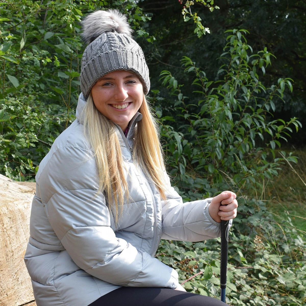 Surprizeshop Ladies Waterproof Golf Bobble Hat 2 Surprizeshop Ladies Waterproof Golf Bobble Hat - Image 2